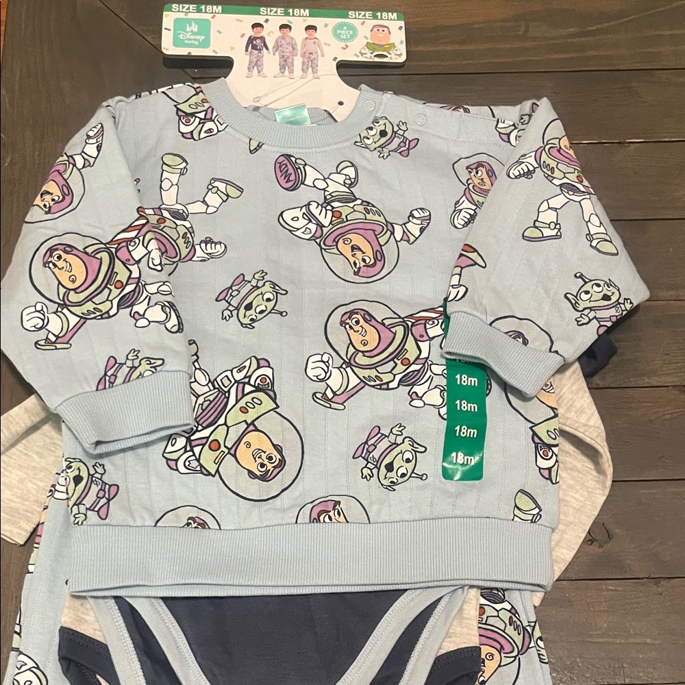 Blue Buzz Lightyear Toddler Outfit